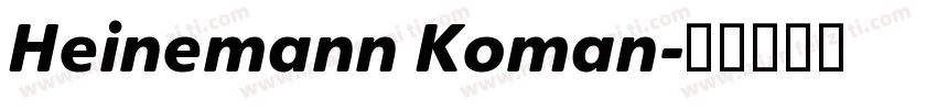 Heinemann Koman字体转换